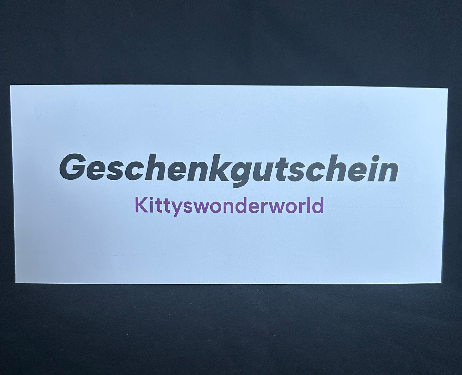 Geschenkgutschein