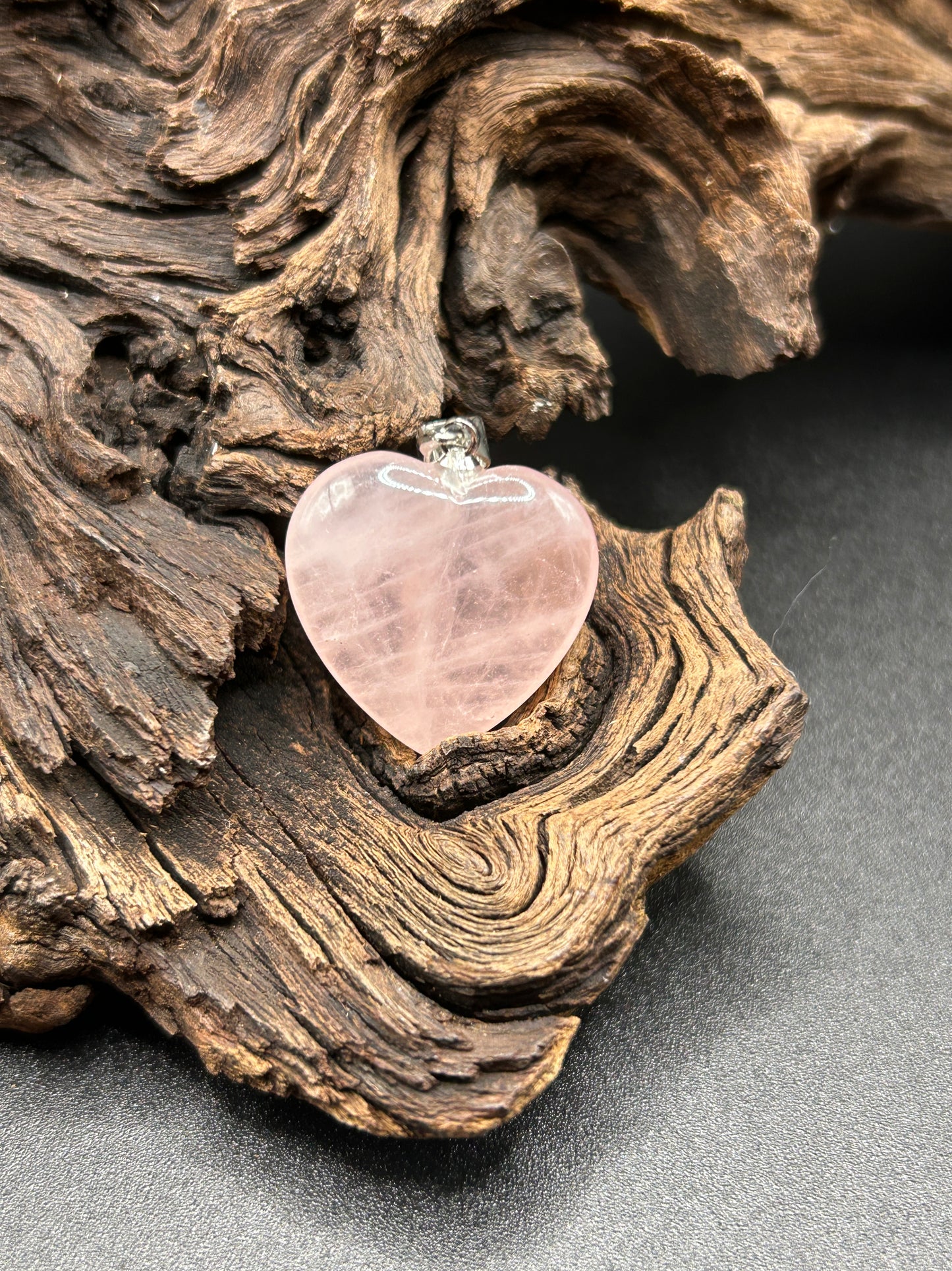Rosenquarz Herz