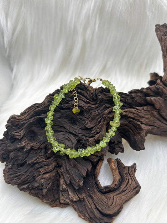 Peridot Splitter Armband