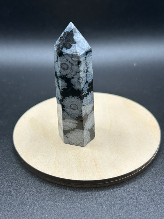 Schneeflockenobsidian