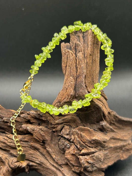 Peridot Splitter Armband