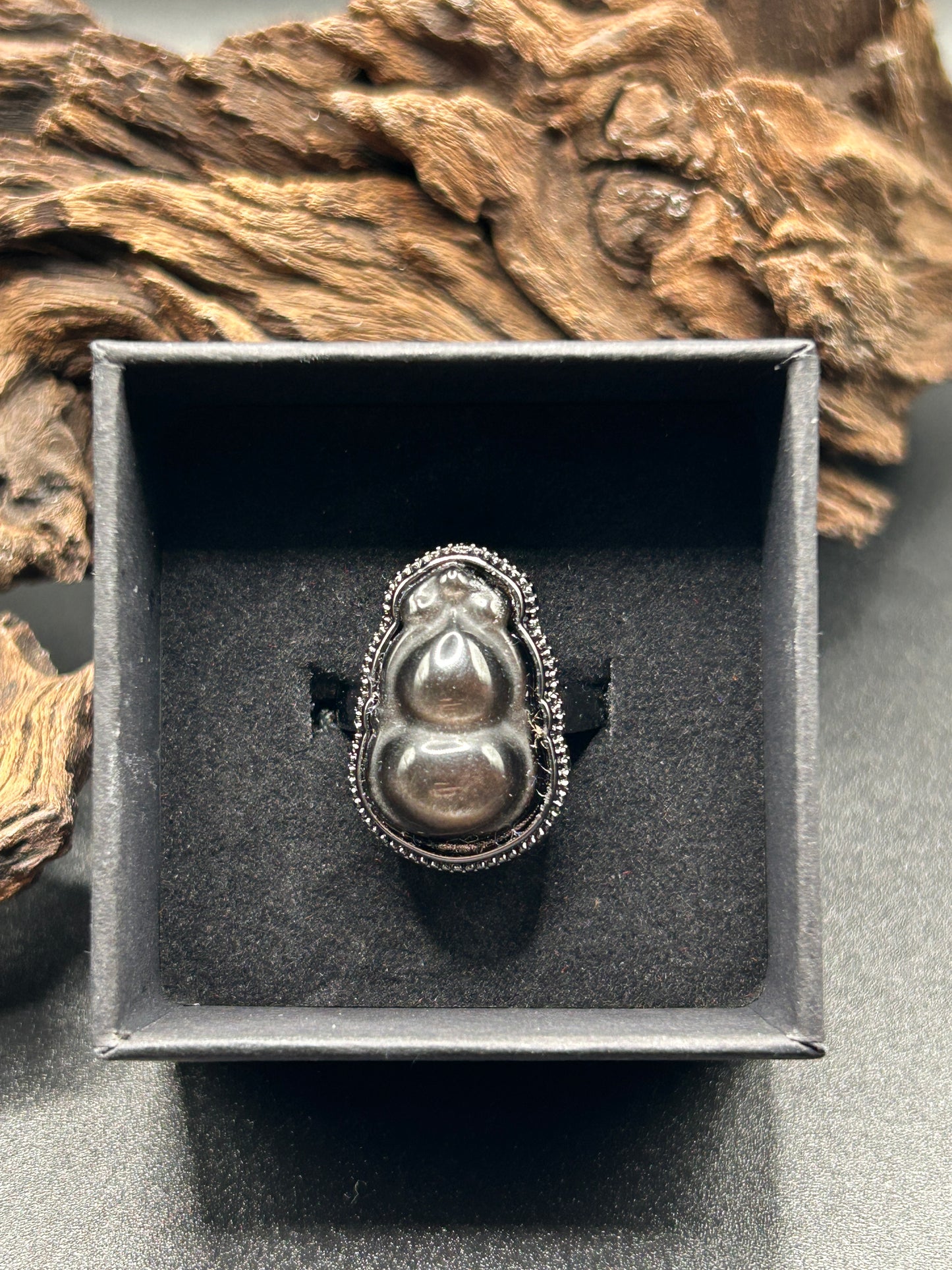 Silber Obsidian