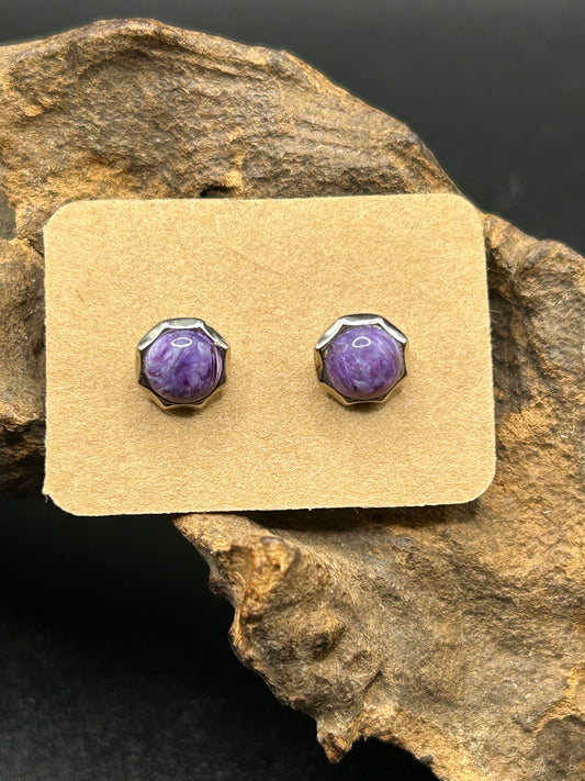 Charoite Ohrringe