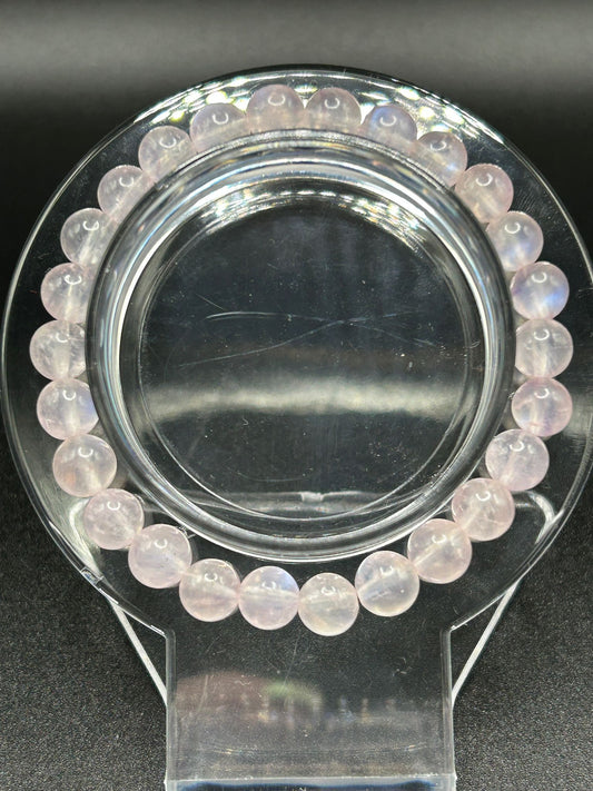 Natürlicher Rosa Mondstein